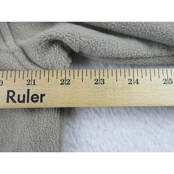 Columbia‎ Sportswear Sweater Mens Medium Full Zip Beige Fleece Pockets Outdoor M